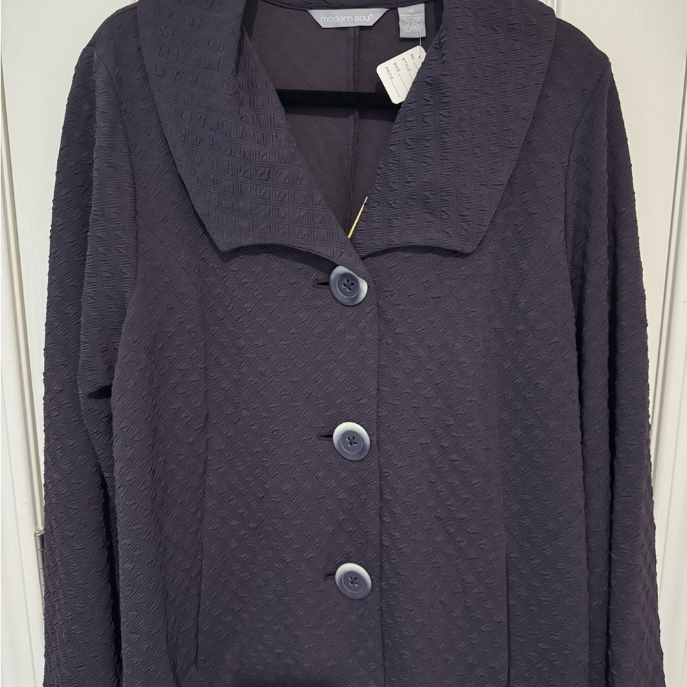 Women's Plum Textured Jacket